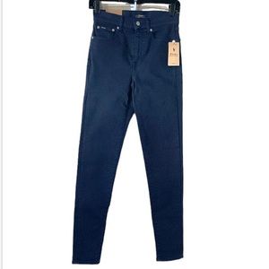 Polo Ralph Lauren The Tompkins Skinny High Rise Ankle Blue Jean Size 25